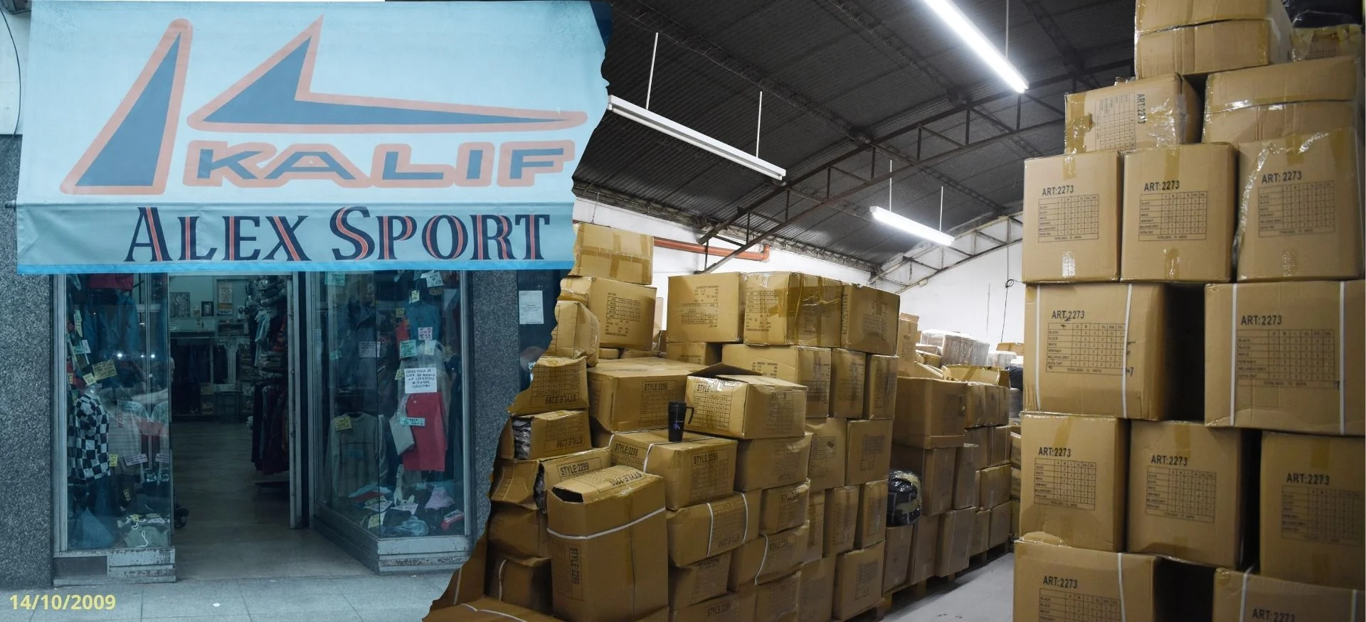Primer local de Kalif y nuevo depósito mayorista